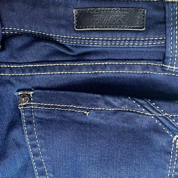 Buckle Black Fit No. 53 Mid-Rise High Stretch Skinny Blue Jeans 26 X 32 - Picture 3 of 6